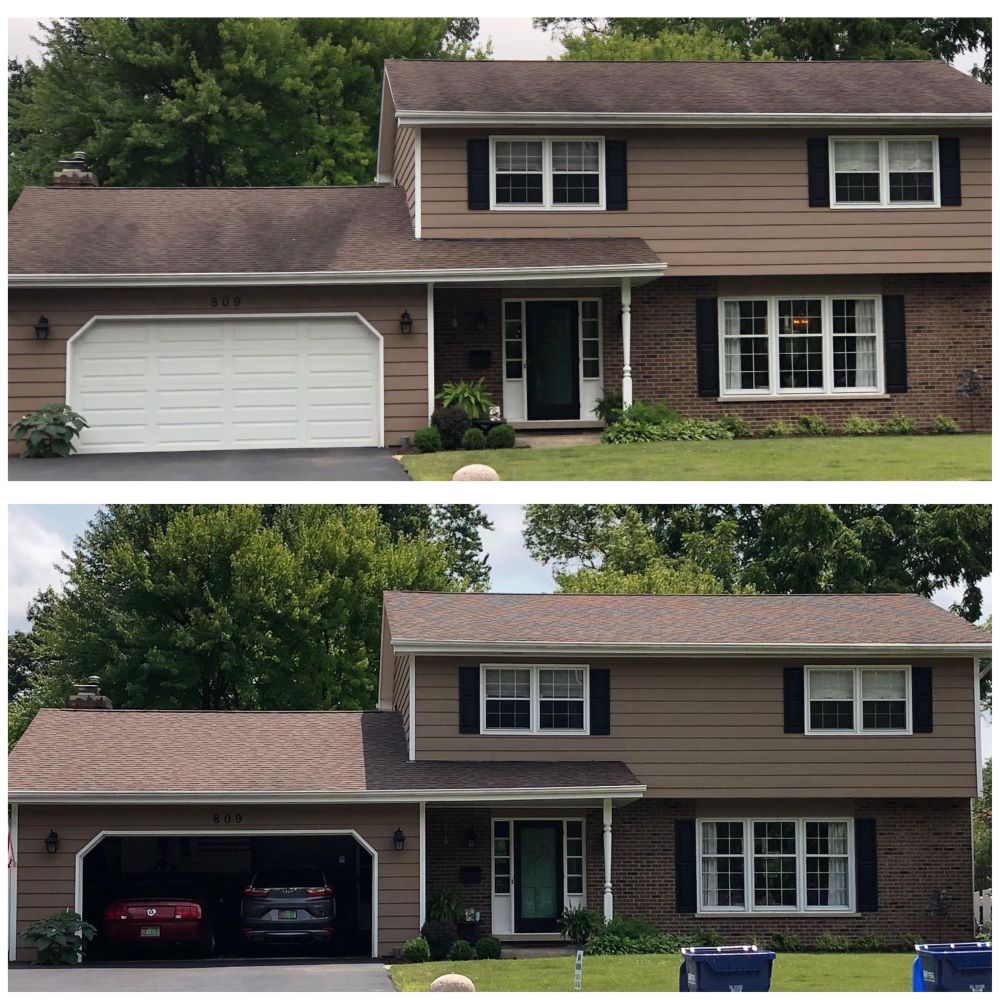 Roof Washing Project in St. Charles Image