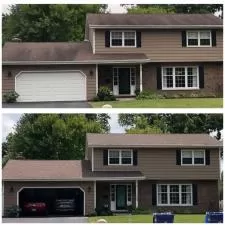 Roof Washing Project in St. Charles 0