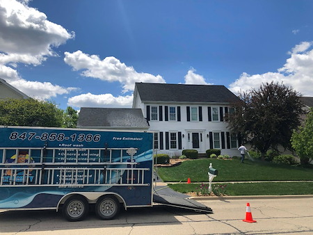 How often should you wash your house exterior in illinois