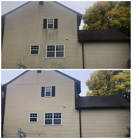 Soft Washing vinyl siding